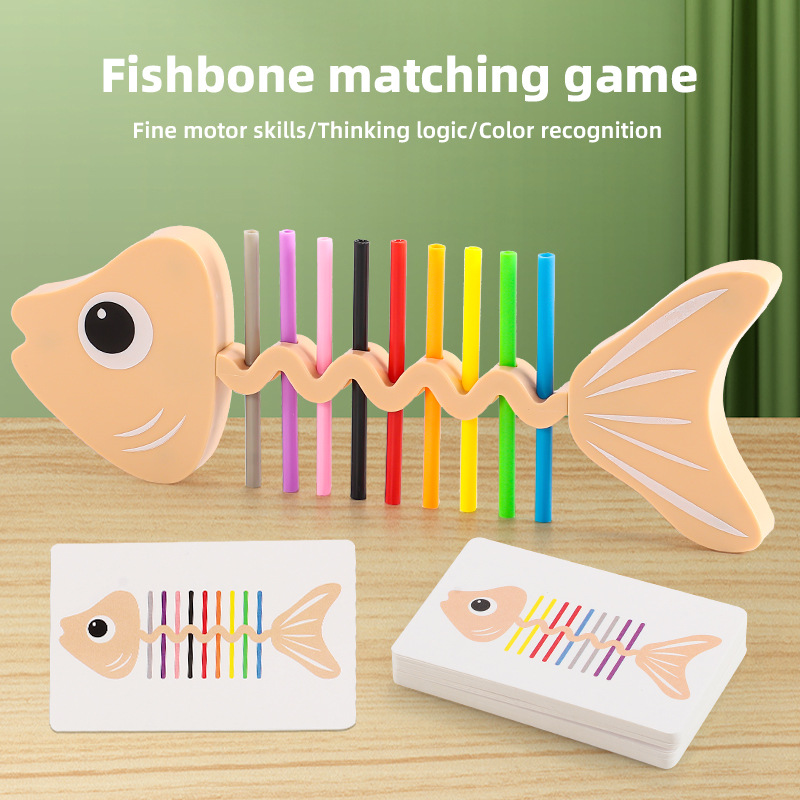 Educational Wooden Fishbone Co - Kids Education Activities ulasan dan harga