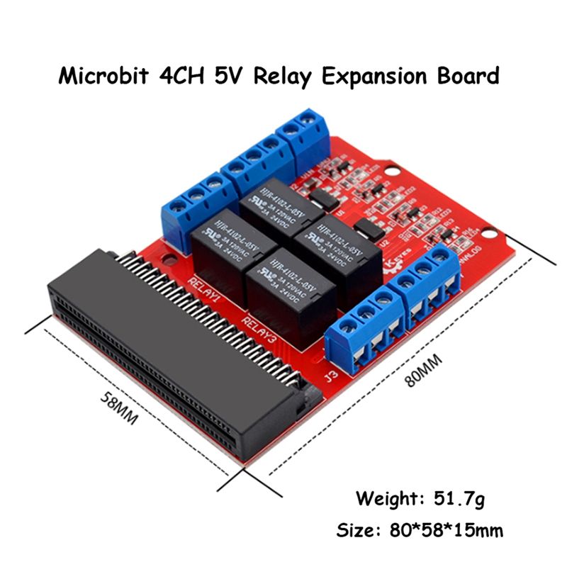 A64I Microbit 4 Channel Relay  - Kids Education Channel ulasan dan harga