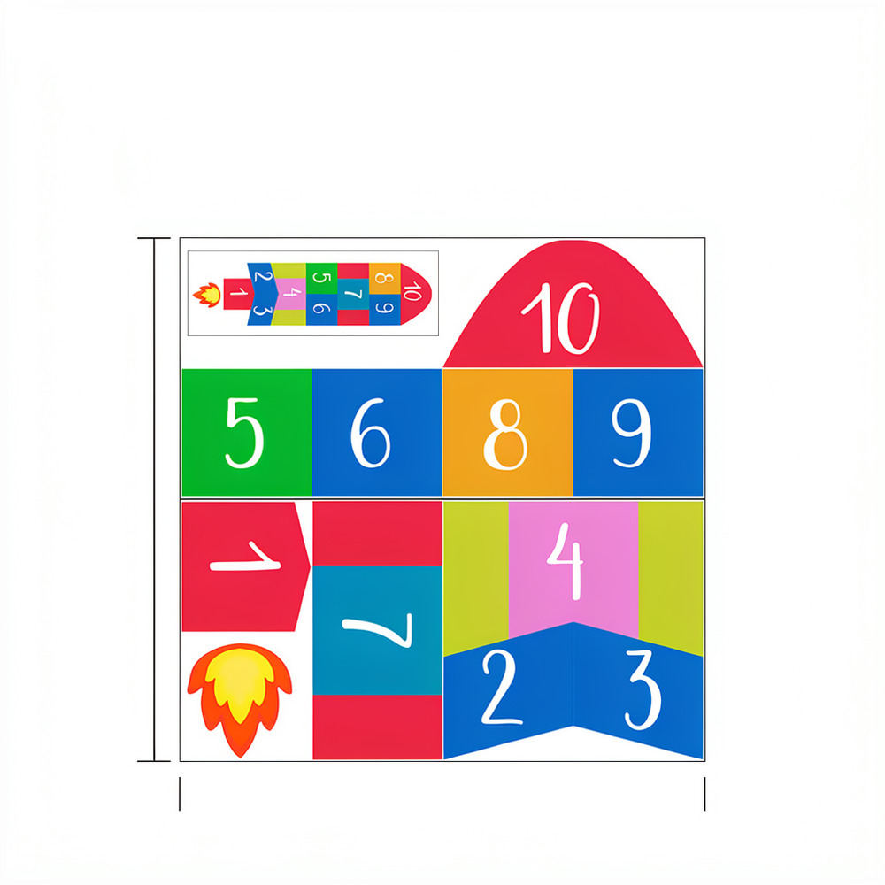 Educational Rocket Hopscotch W - Kids Education Activities ulasan dan harga
