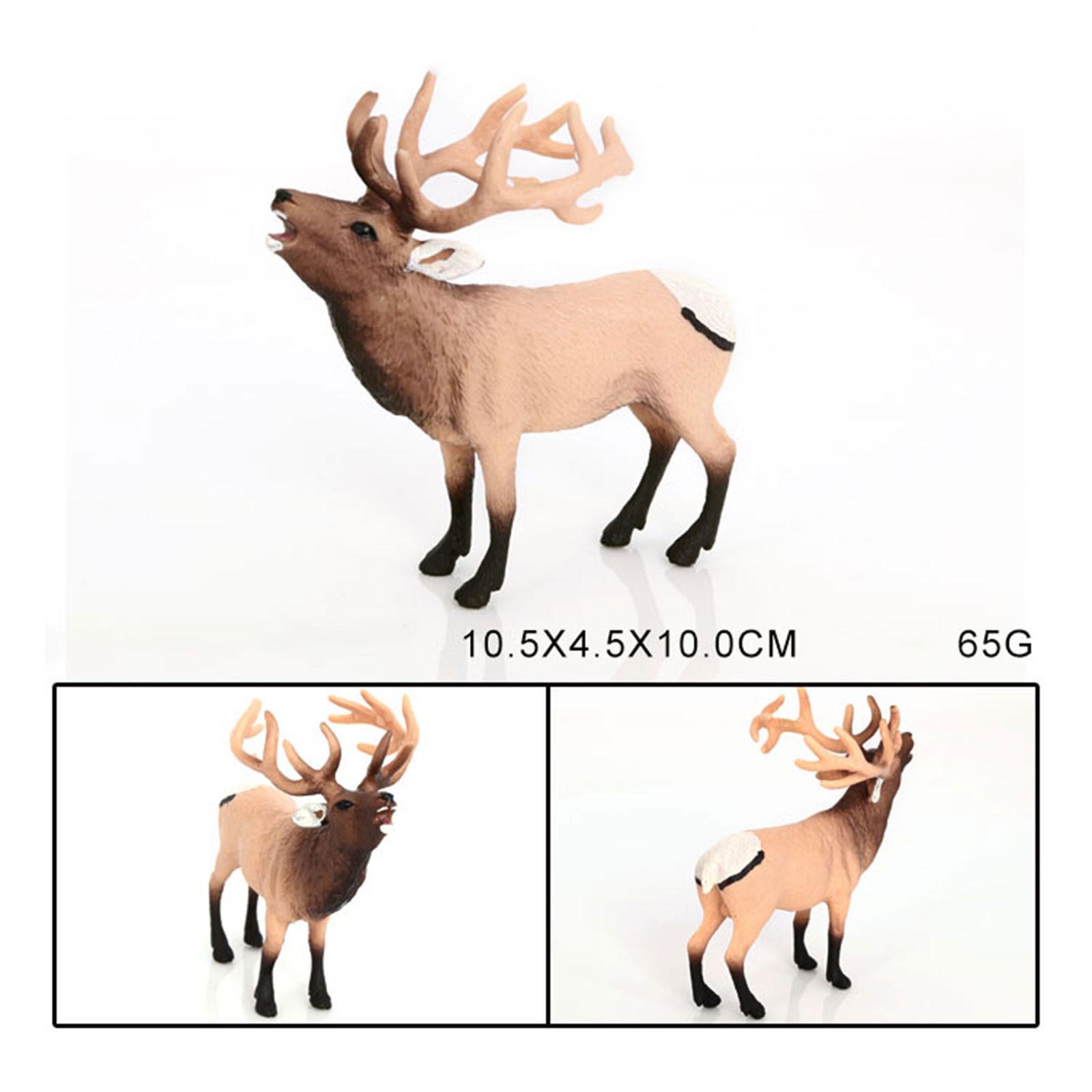 Deer Figurine Collection Woodl - Kids First Education ulasan dan harga